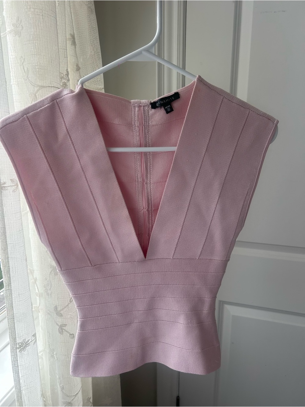 Dynamite V Neck Bandage Top
